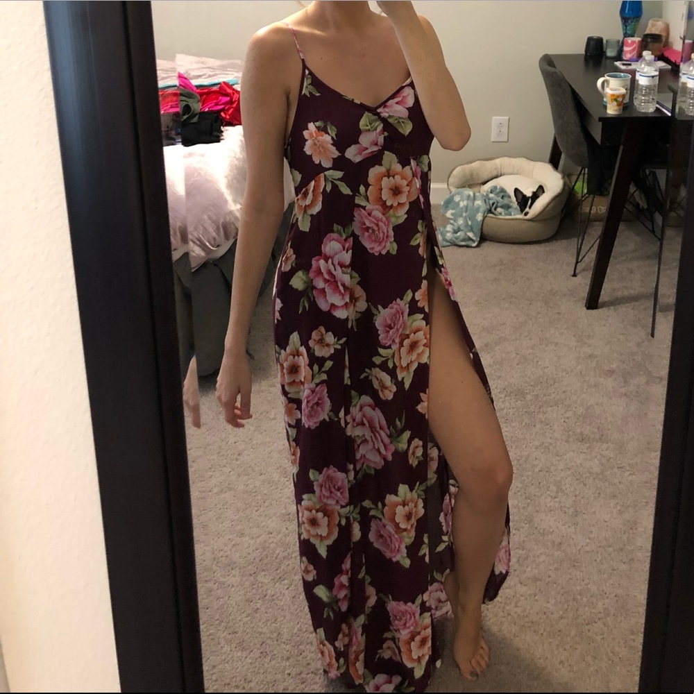 TROPICAL MAXI DRESS